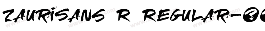 ZauriSans R Regular字体转换
